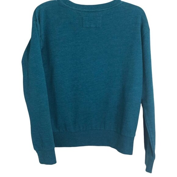 Hurley Crew Neck Heathered Teal Adult Small - Picture 2 of 8